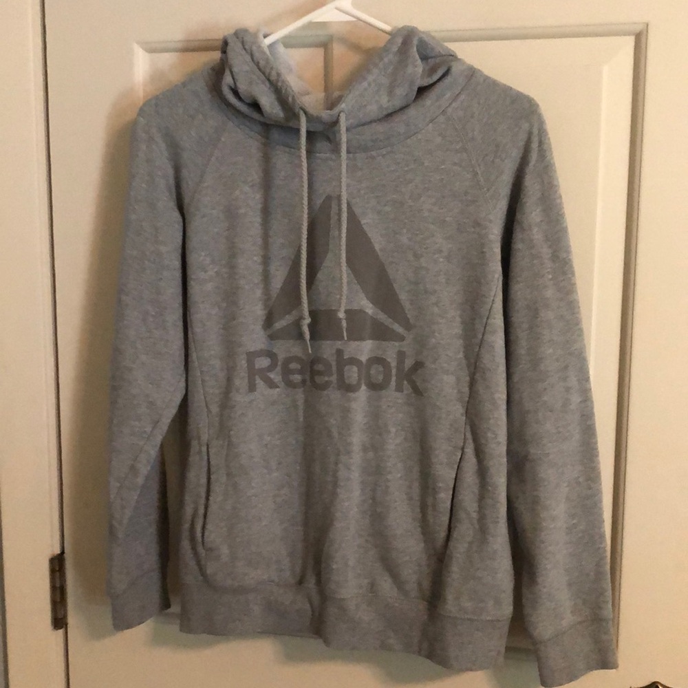 Reebok Cowl Neck Gray Sweatshirt